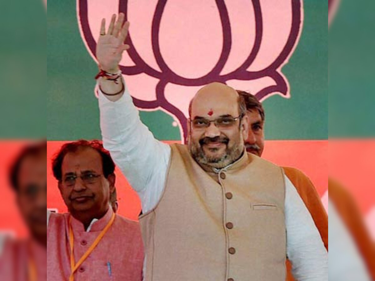 BJP chief Amit Shah attacks Om Prakash Chautala, Congress