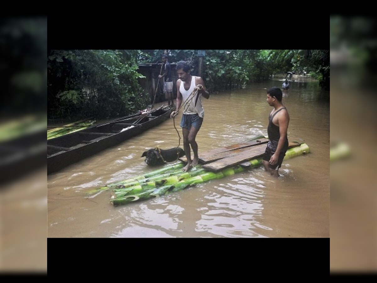 67 death, over 42 lakh hit in floods in Assam this year
