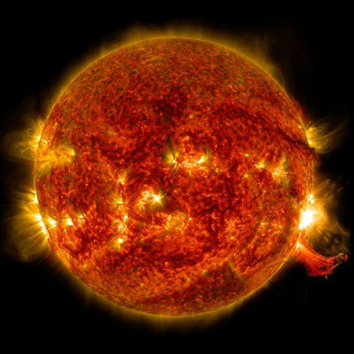NASA's Solar Dynamics Observatory captured massive filament across Sun