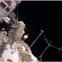 International Space Station astronauts conduct maintenance work on 6-hour spacewalk