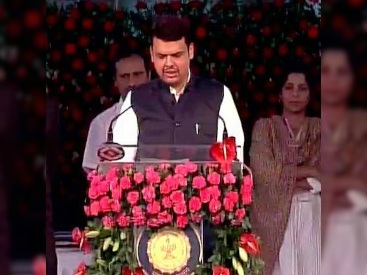 Devendra Fadnavis sworn is as 27th Chief Minister of Maharashtra