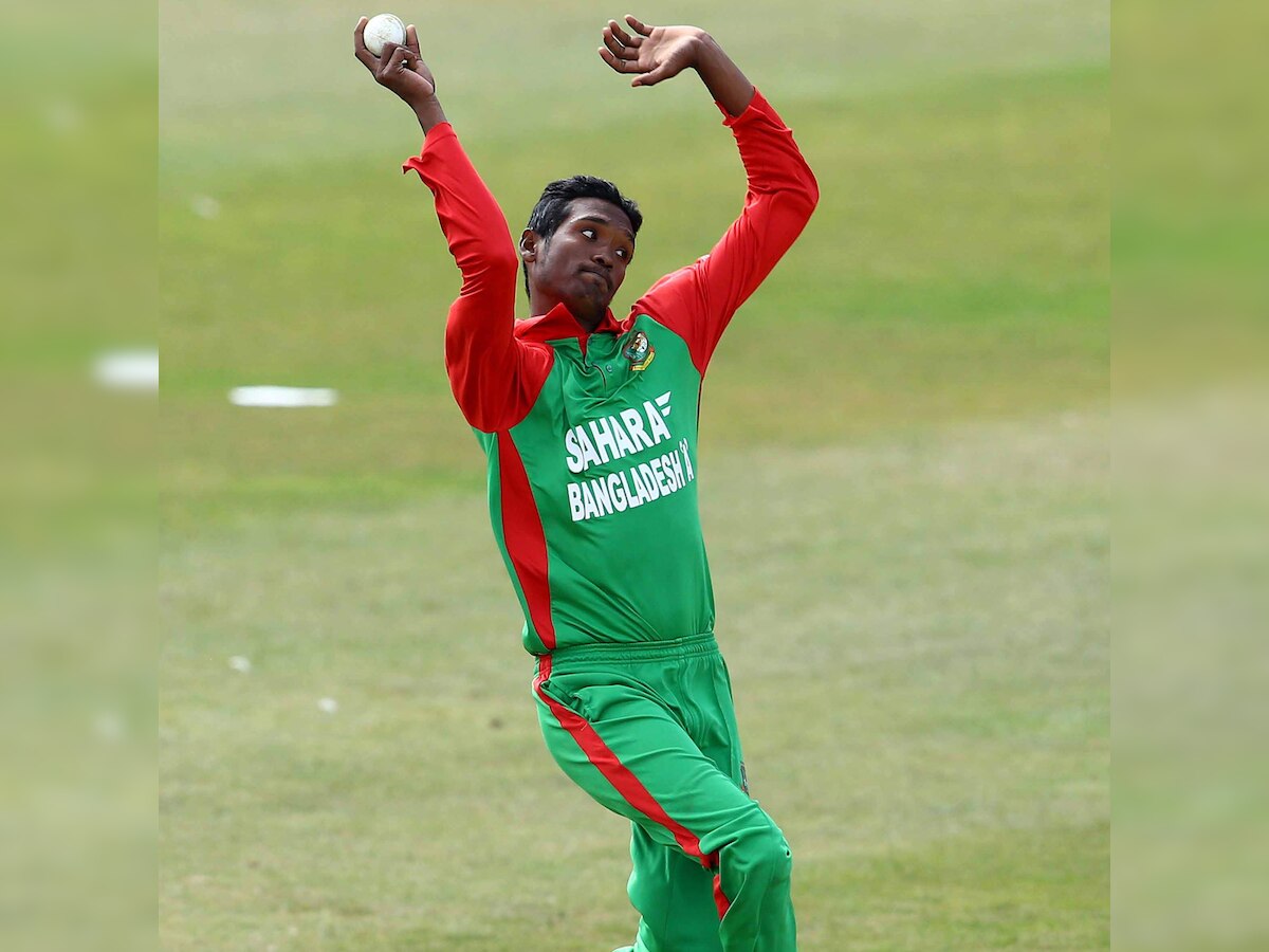 After Saeed Ajmal, Bangladesh paceman Al-Amin Hossain reported for suspect action