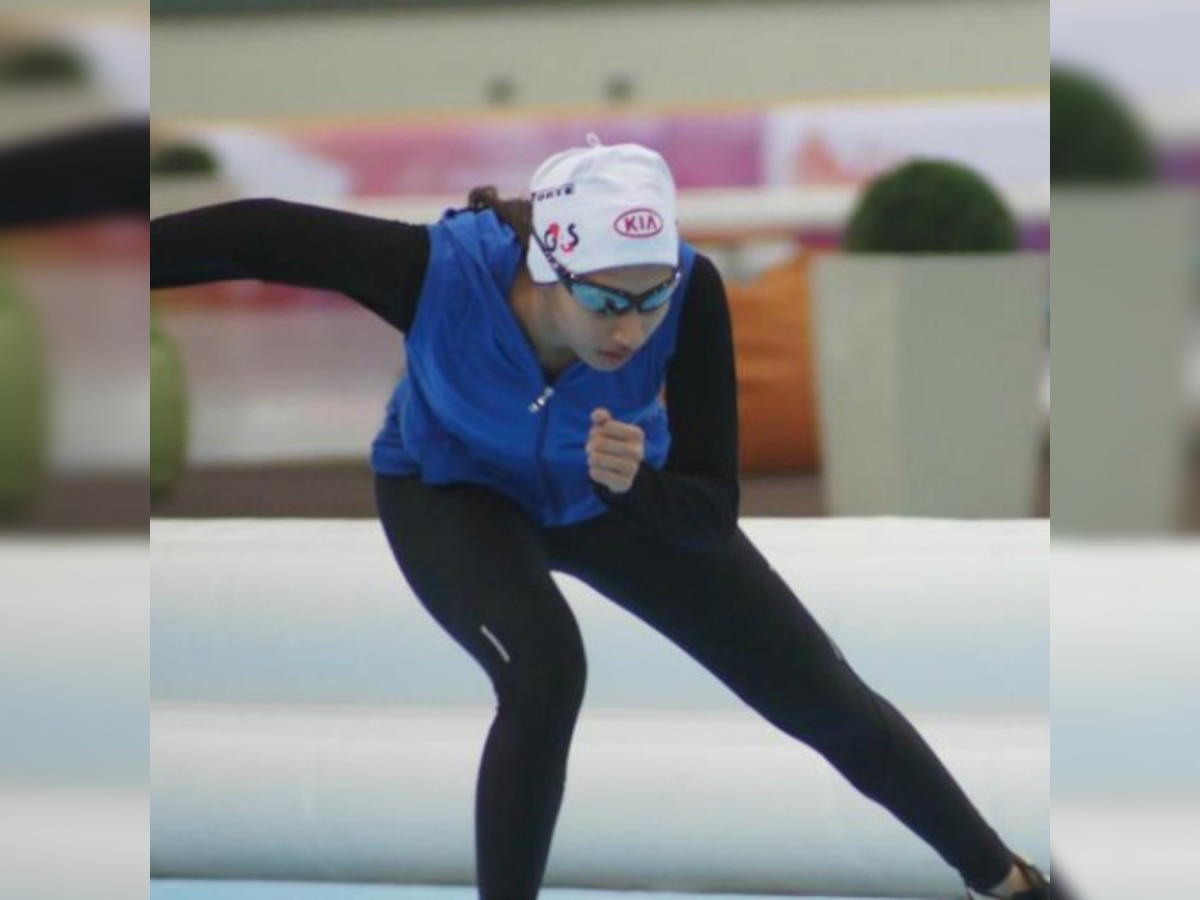 Indian skater Shruti Kotwal beats own National record time, at Long Track Time Trials in Calgary