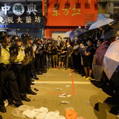 Hong Kong Protesters Brace For Street Art Literally Going Under The Hammer