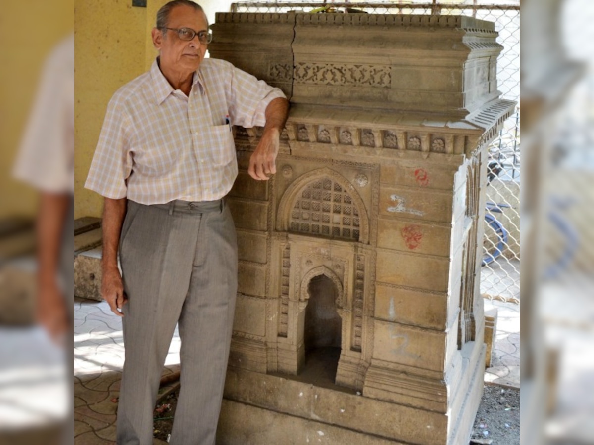 An heirloom replica of Gateway of India in a South Bombay bylane