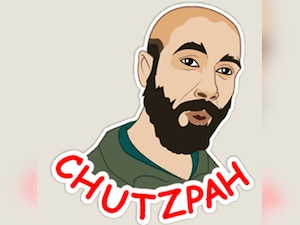 Shahid Kapoor's famous 'chutzpah' from 'Haider - now a sticker on Hike!