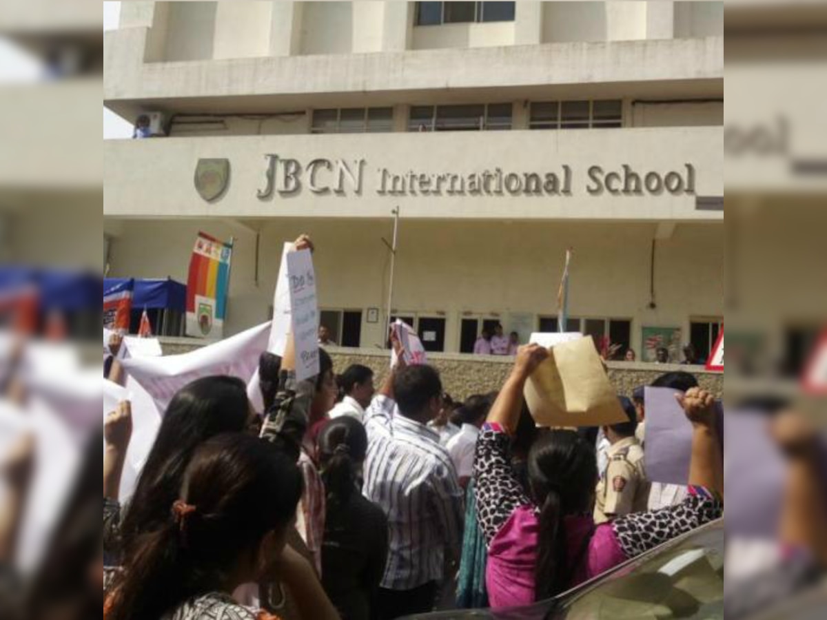 Parents cry foul over differential fee structure, hold protest outside JBCN International School