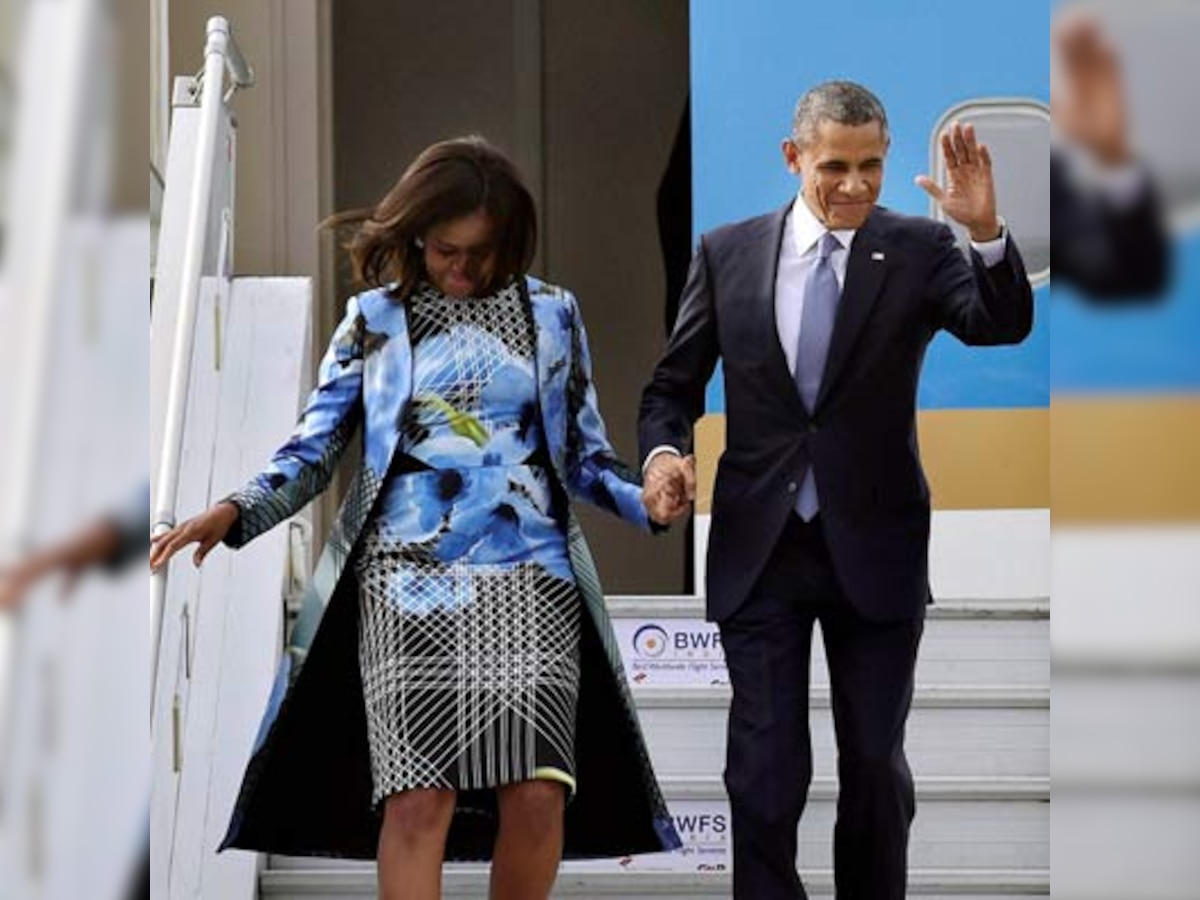 Michelle Obama wears Indian designer Bibhu Mohapatra's outfit