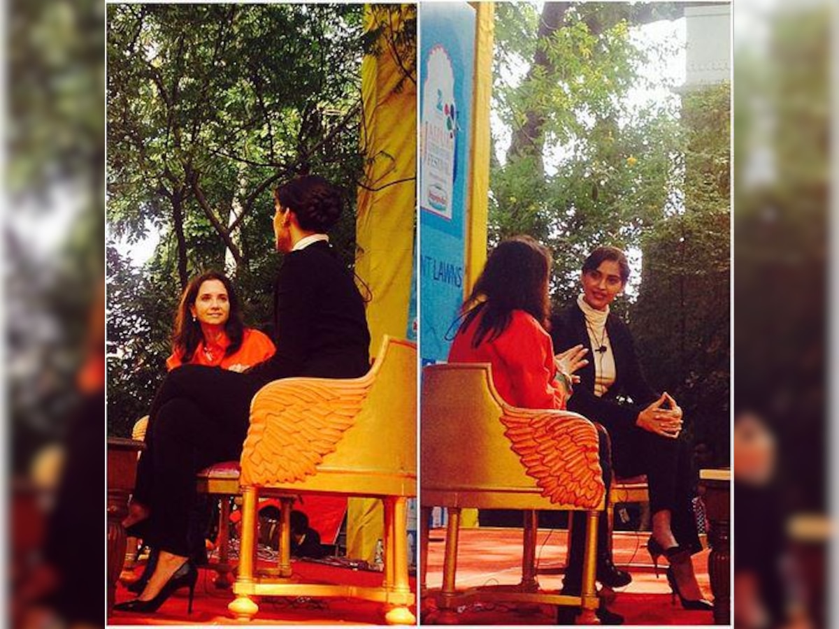 Unfortunately, my honest opinions become controversies: Sonam Kapoor at #ZeeJLF