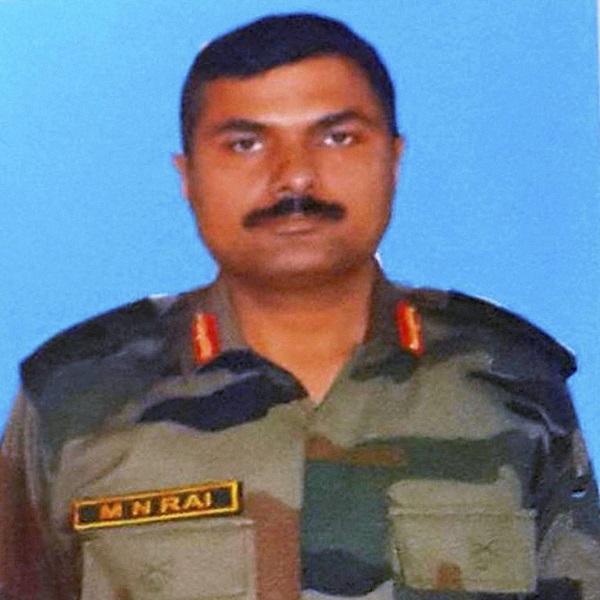Colonel M Rai Indian Army pays tribute to Republic Day awardee officer killed in ...