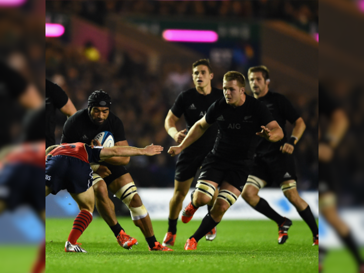 Rugby Sevens: All Blacks record 27-21 win over England in Wellington; boost hopes of automatic Olympic qualification 