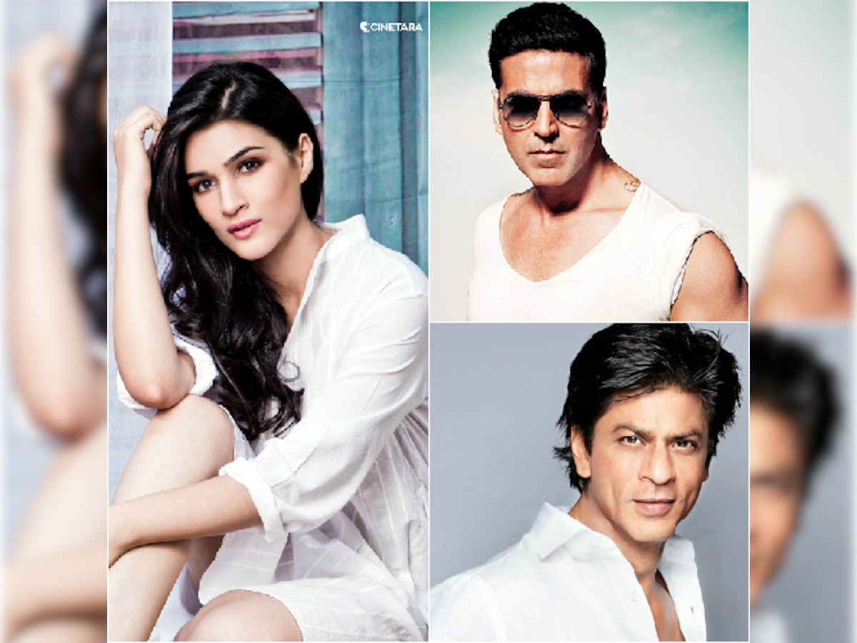 Kriti Sanon chooses Shah Rukh Khan over Akshay Kumar