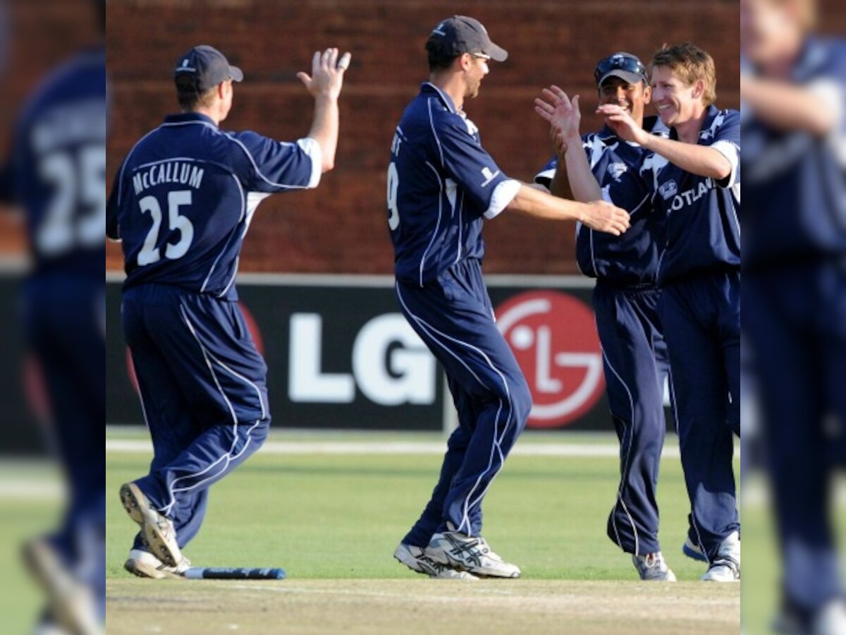 Scotland thrash Ireland in  World Cup warm-up; register resounding 179-run win