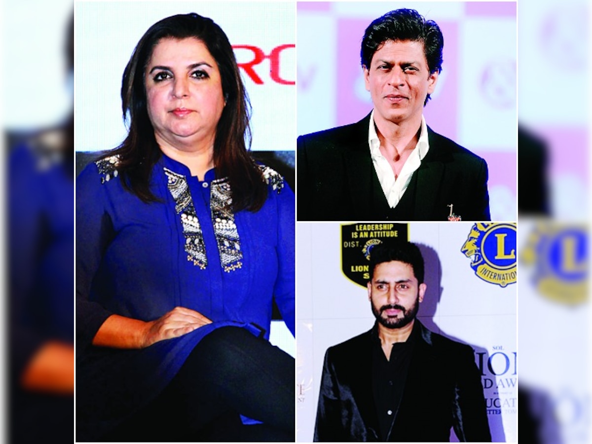 Shah Rukh Khan, Abhishek Bachchan on Farah Khan's cookery show!