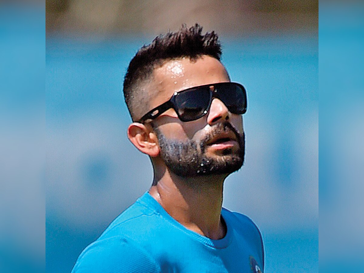 Trailing Virat Kohli's new hairdo