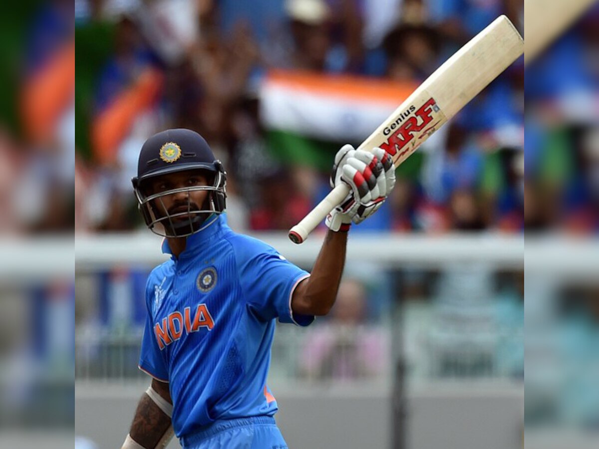 World Cup 2015, India v/s South Africa: Shikhar Dhawan's 137 helps India rack up 307 for 7 at Melbourne