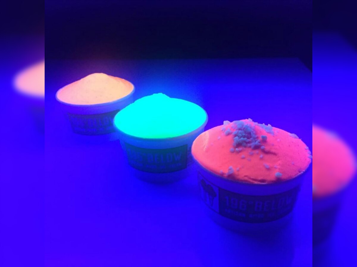 Australian ice cream parlour introduces glow-in-the-dark flavours