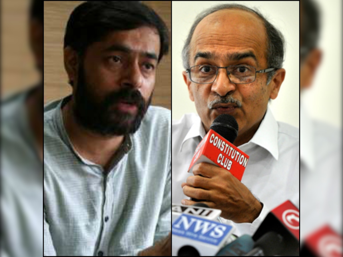 AAP MP demands expulsion of Yogendra Yadav and Prashant Bhushan