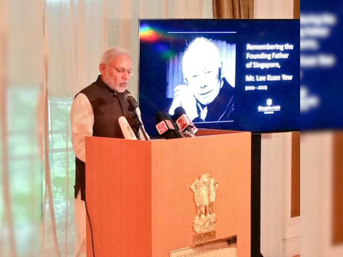 Lee Kuan Yew's passing away marks end of an era: PM Narendra Modi