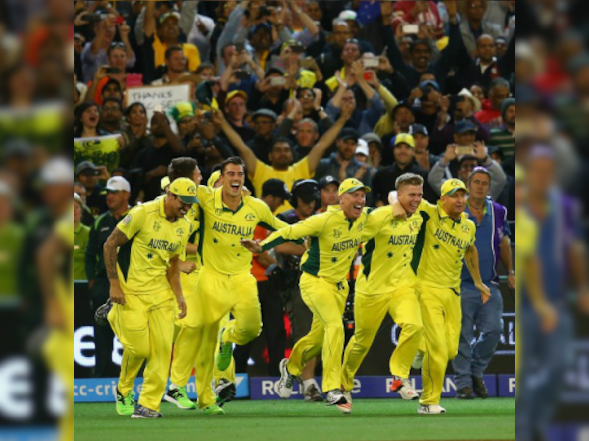 World Cup 2015 Final, Australia v/s New Zealand: James Faulkner, Mitchell Starc revel post Australia's fifth World Cup triumph at MCG