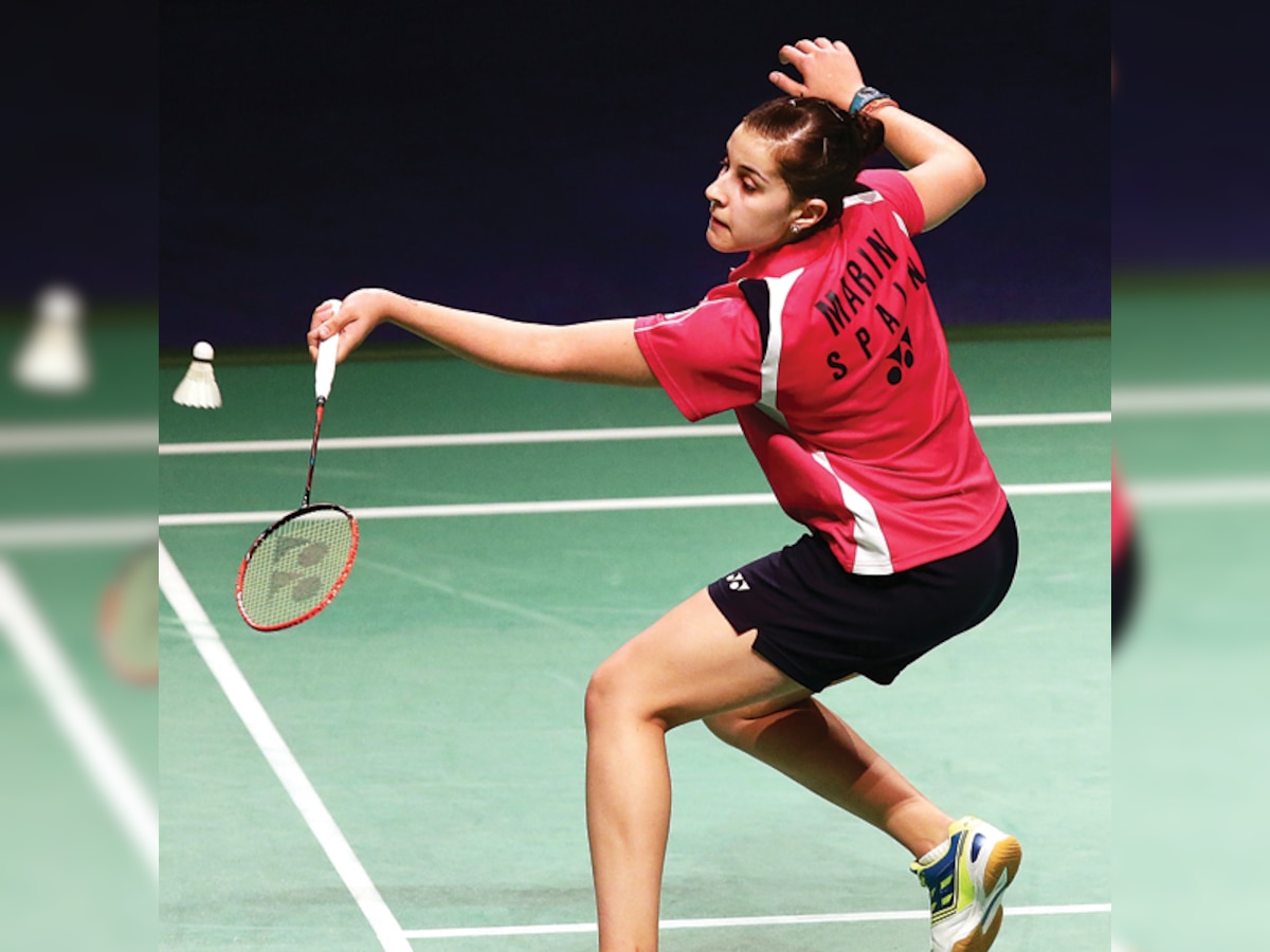 I usually practice with male players: Carolina Marin