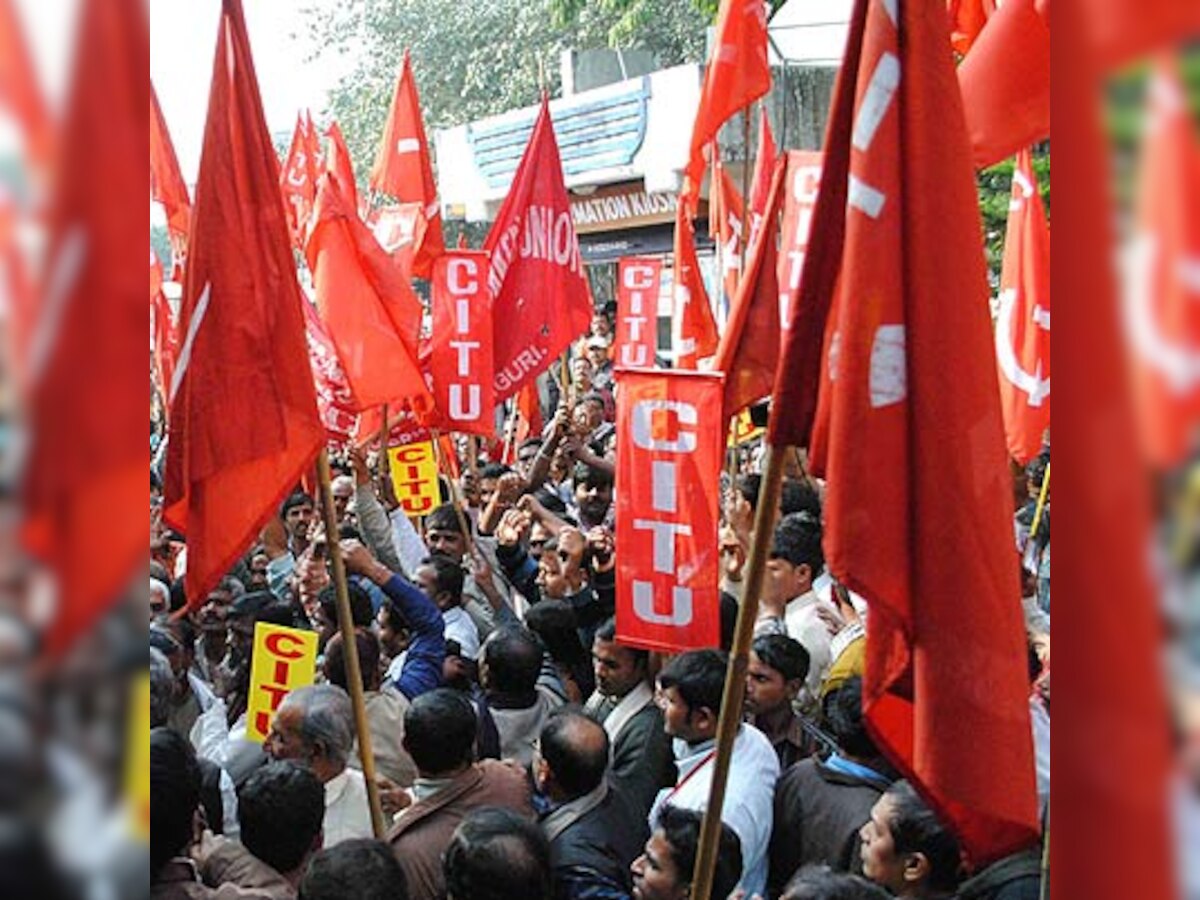 CITU protests govt's decision to partly invest PF in share