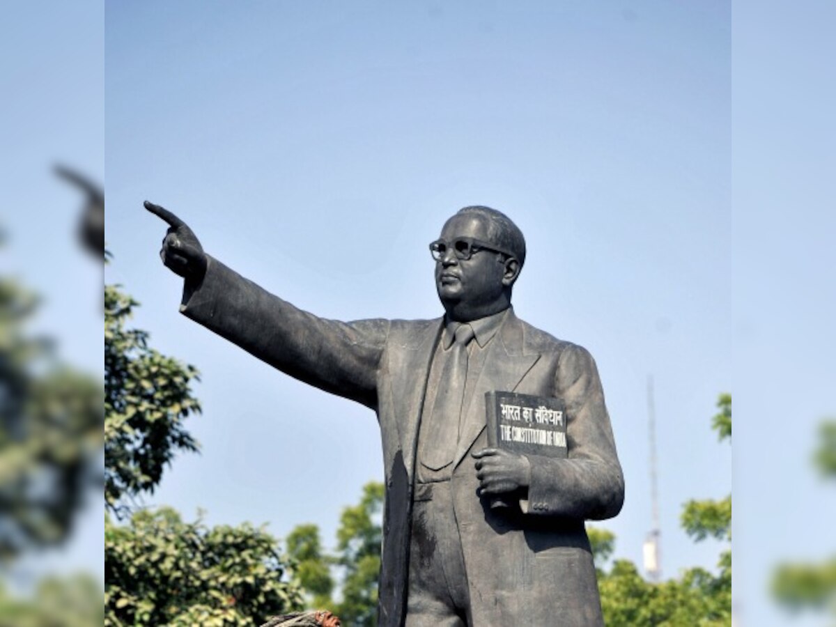 BR Ambedkar's statue vandalised in Punjab; triggers off protest