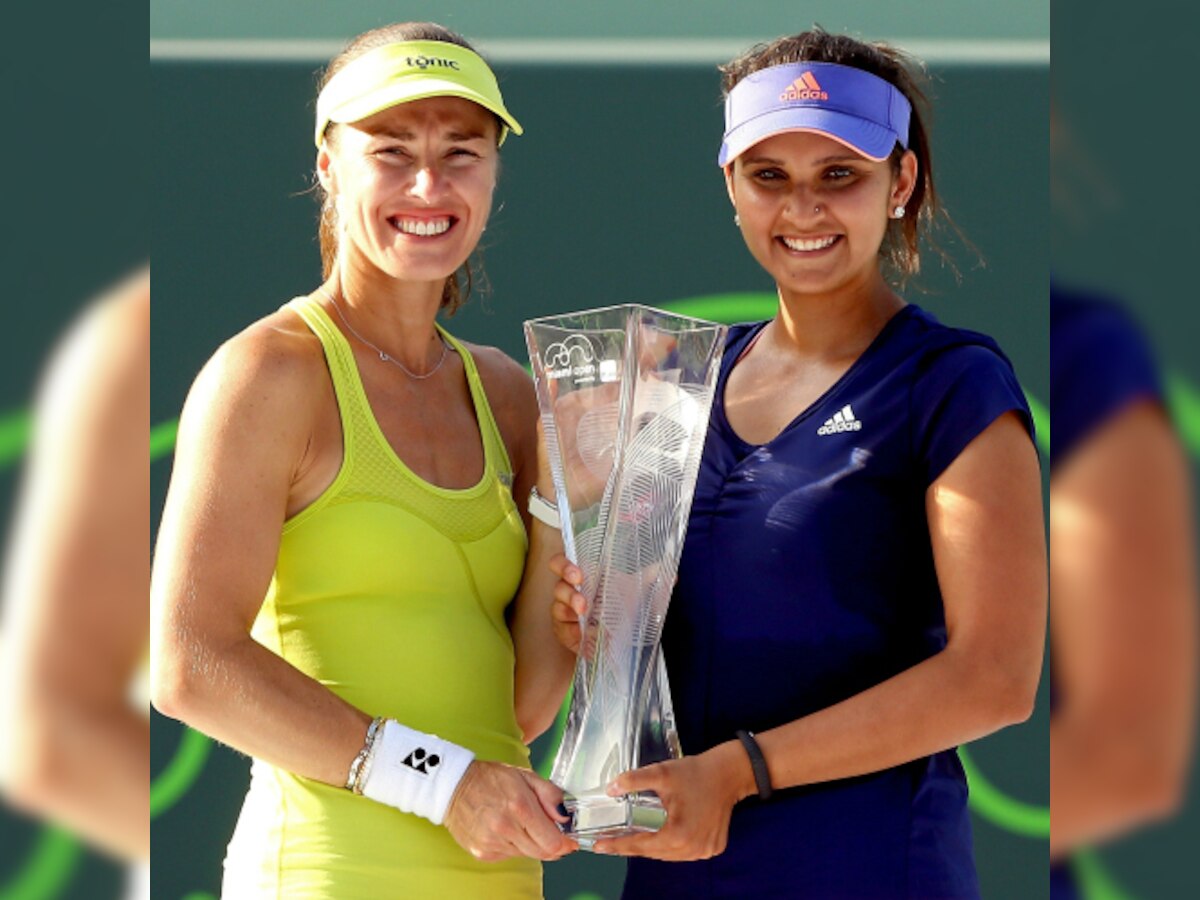 Sania Mirza wins 25th career doubles title with trophy in Miami