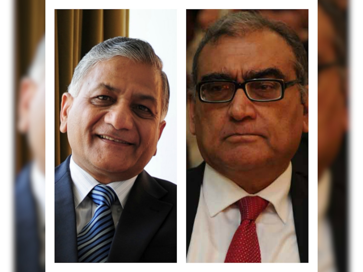 All you need to know about VK Singh's 'presstitutes' remark, and Katju's penchant for controversy