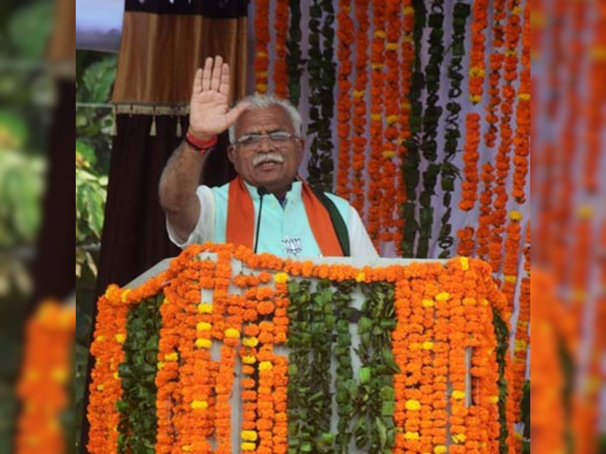 Manohar Lal Khattar announces reservation in promotion for SCs