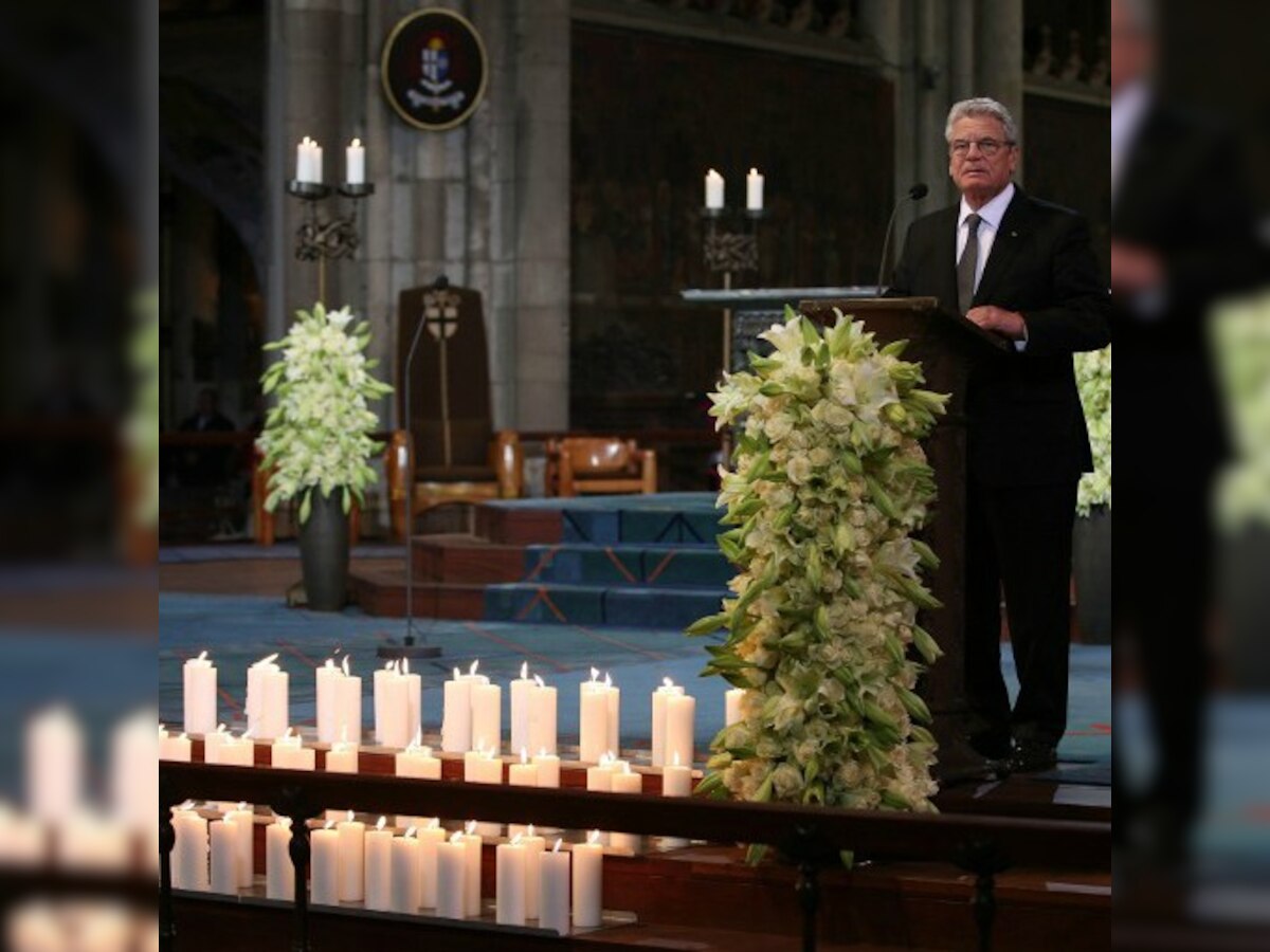 Germanwings crash victims remembered with candles and angels