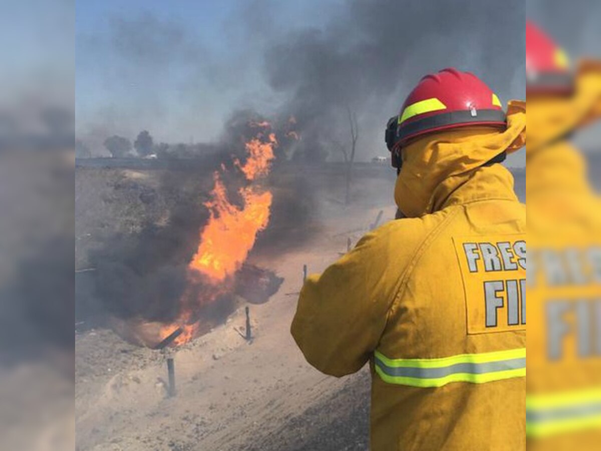 California gas pipeline explodes, results in fire; 15 people injured