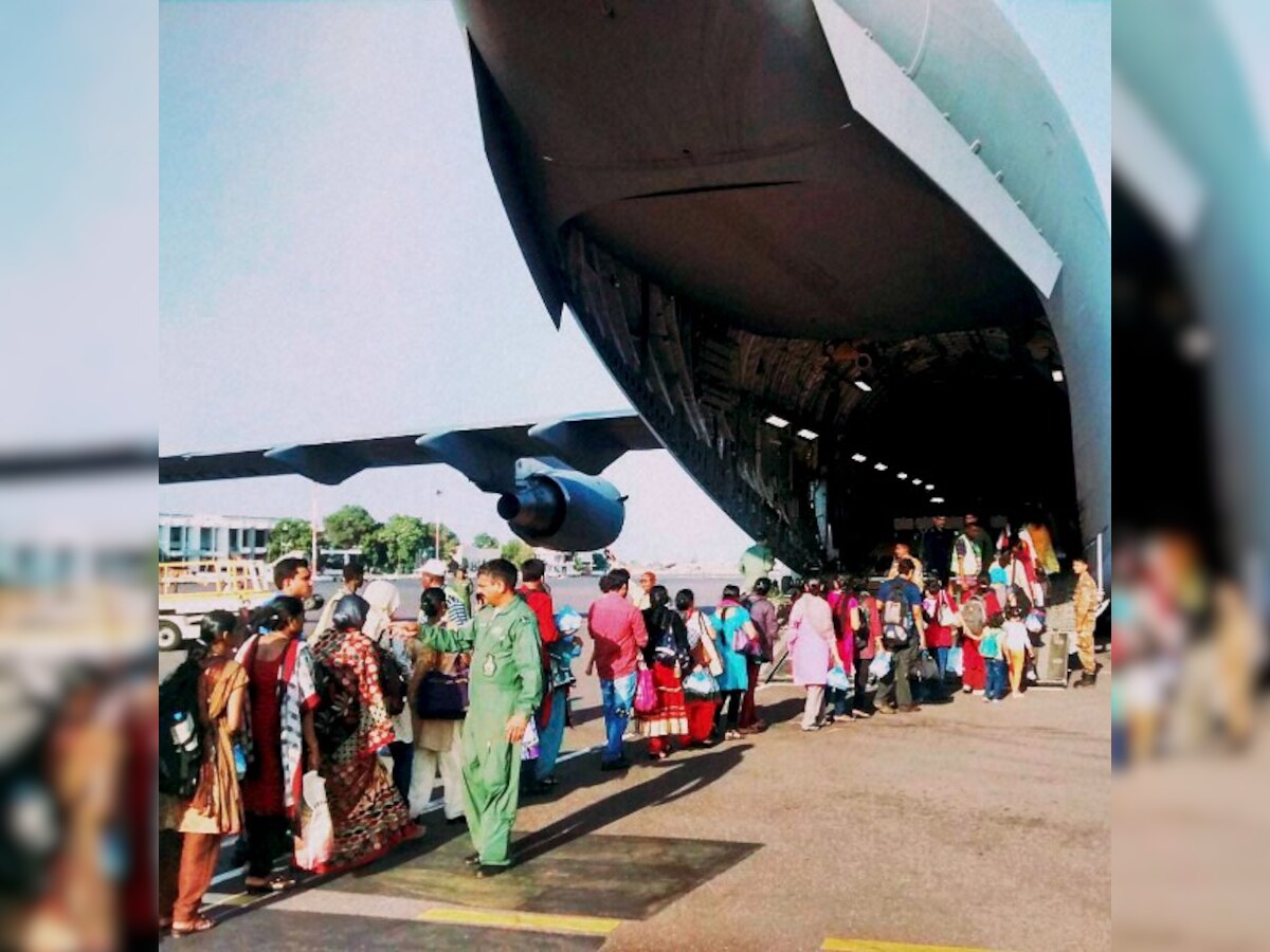 Operation Raahat: Pilots dealt with dust storm, damaged machines