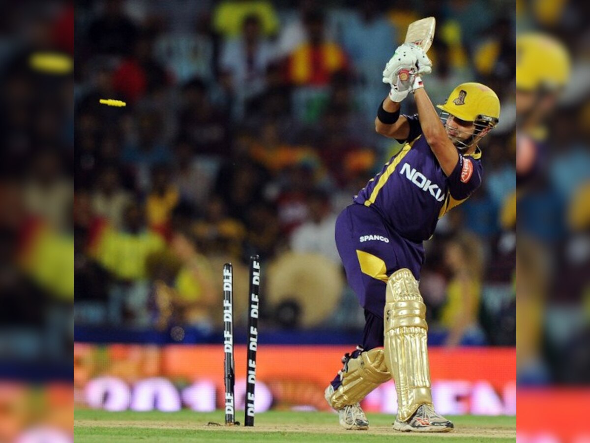 Gautam Gambhir breaks another bat