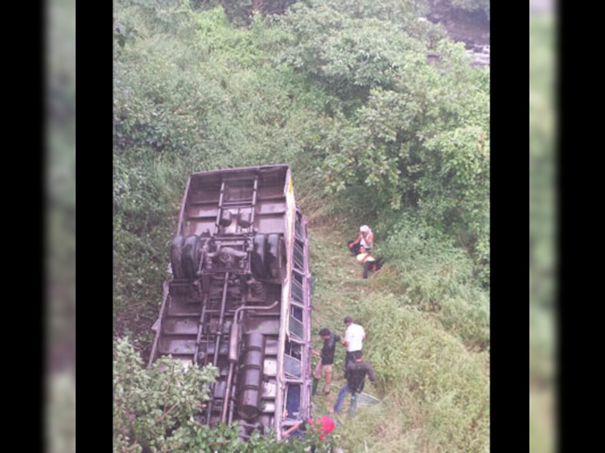 Two killed, 25 injured after bus accident in Telangana