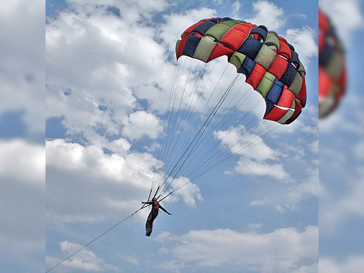 Major disaster averted after 5 paragliders come in airline pathway; insiders say terror angle cannot be ruled out