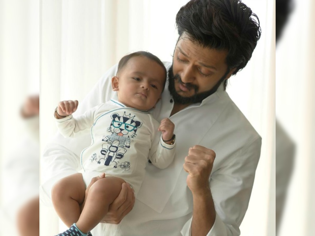 Riteish Deshmukh shares adorable pictures of his cute son Riaan