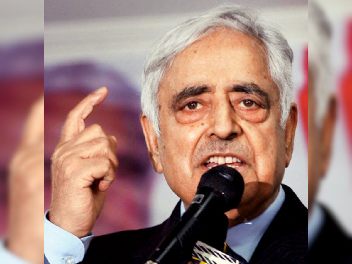 Cross-LoC trade will be reviewed: Mufti Mohammad Sayeed