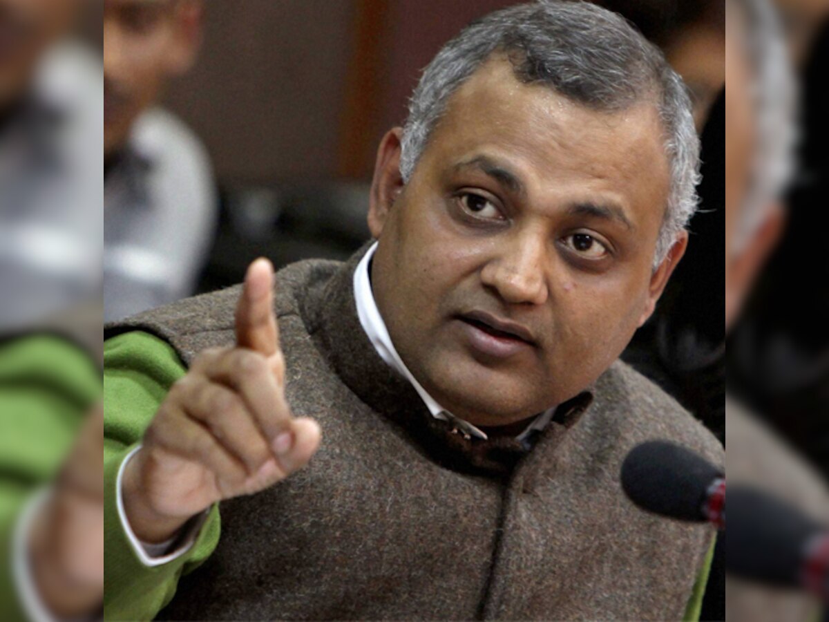 AAP leader Somnath Bharti abruptly targets TRS government in Telangana