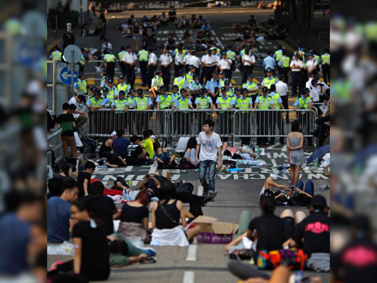 Hong Kong lawmakers reject 'fake democracy' package
