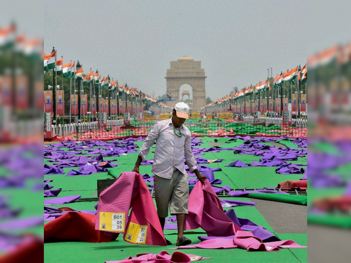 International Yoga Day: Over 35,000 participants expected at mega event on Rajpath, capital on high alert