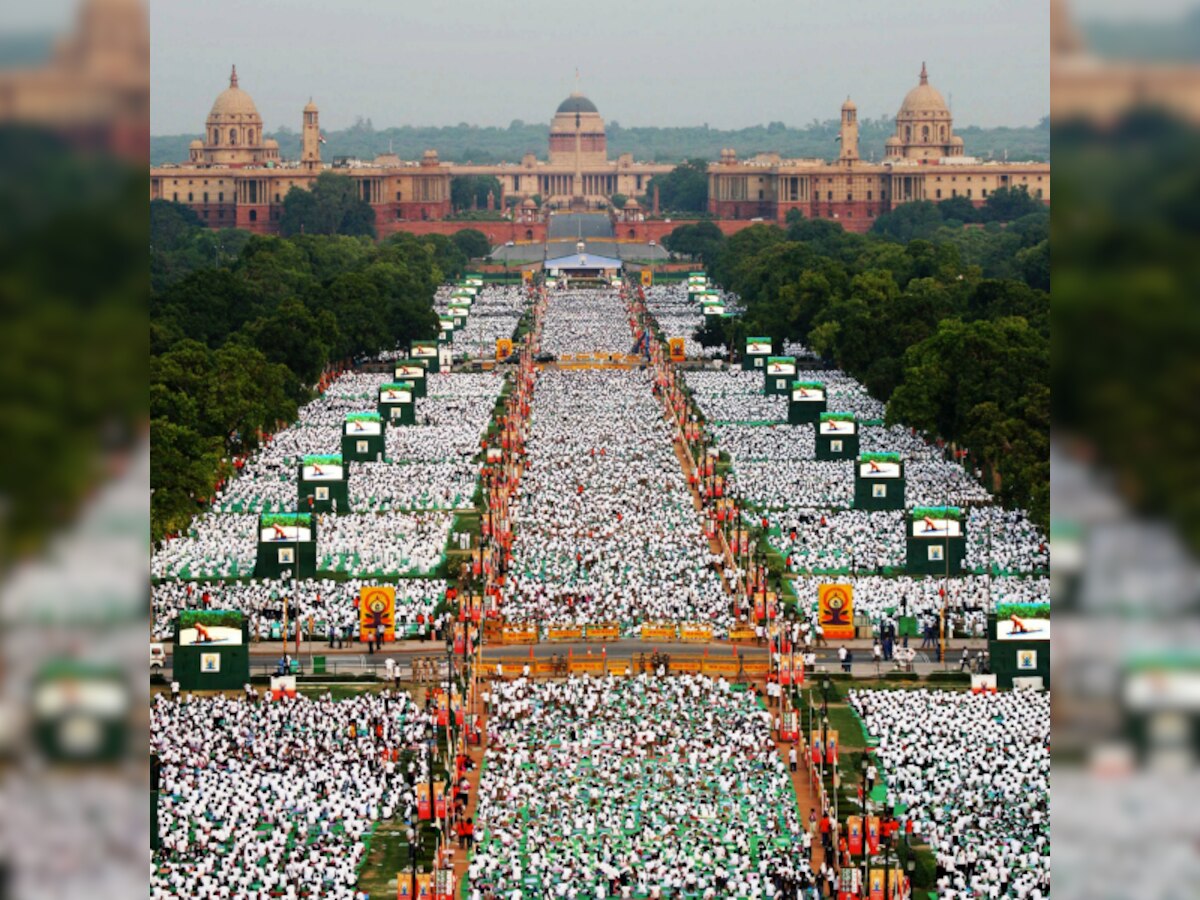 International Yoga Day: Rajpath event creates new Guinness World record