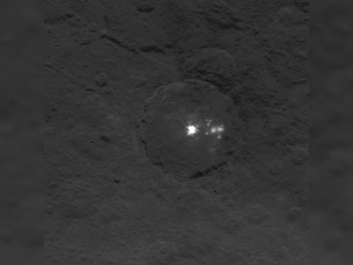 NASA's Dawn spacecraft spots pyramid-shaped peak on Ceres