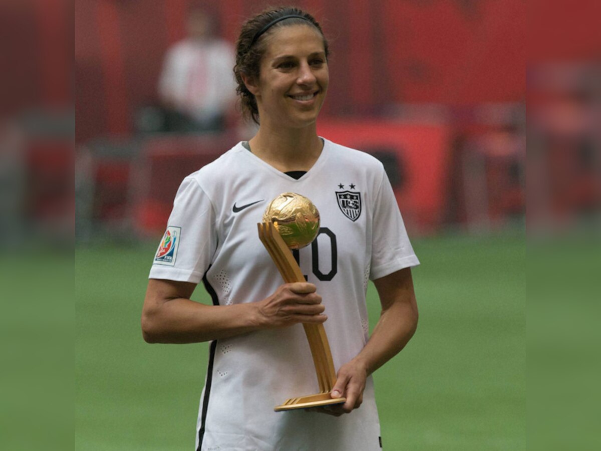 US skipper Carli Lloyd wins Golden Ball as top player at World Cup