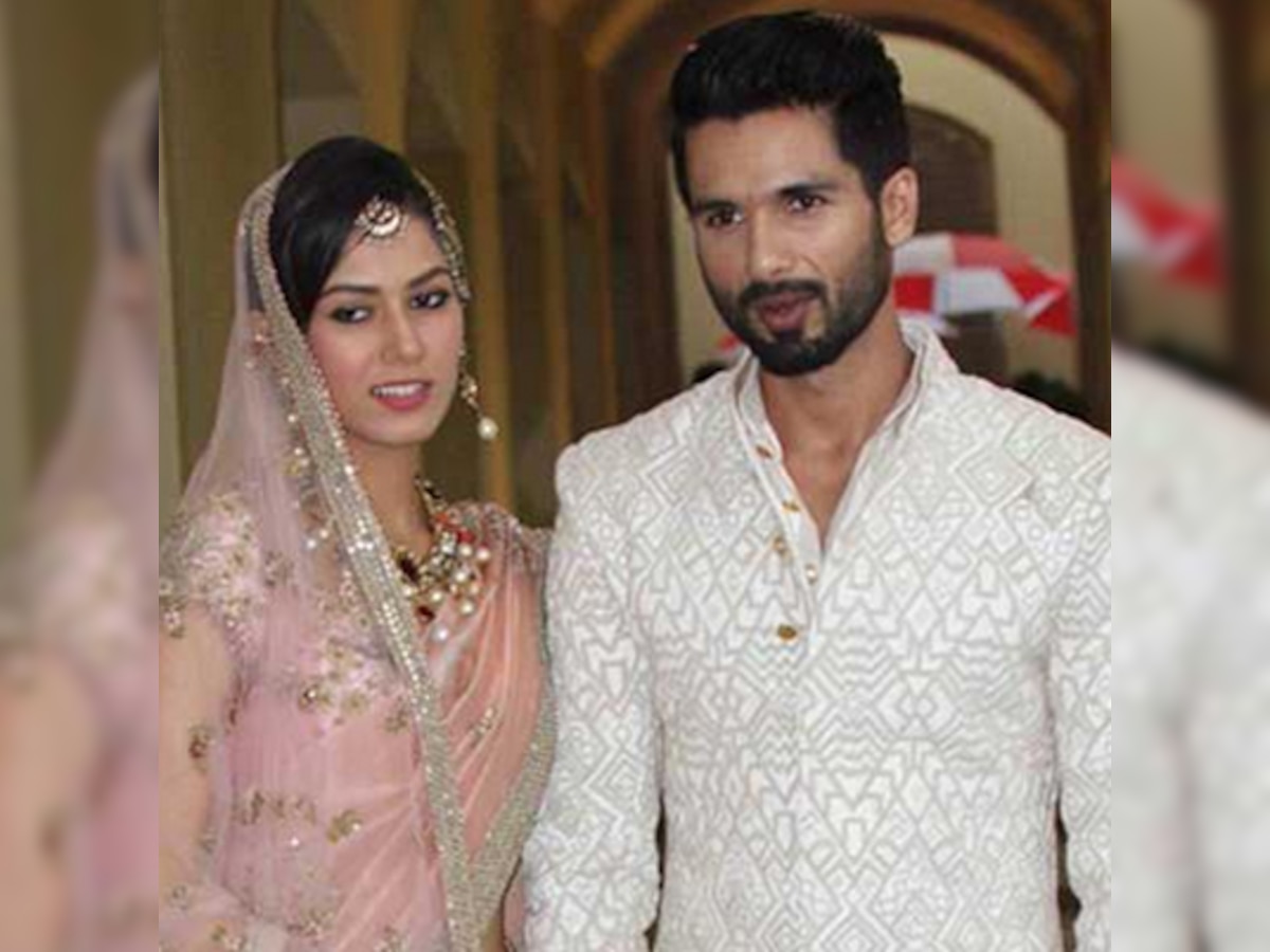 Shahid ki Shaadi: Shahid Kapoor and wife Mira Rajput pose for cameras ...