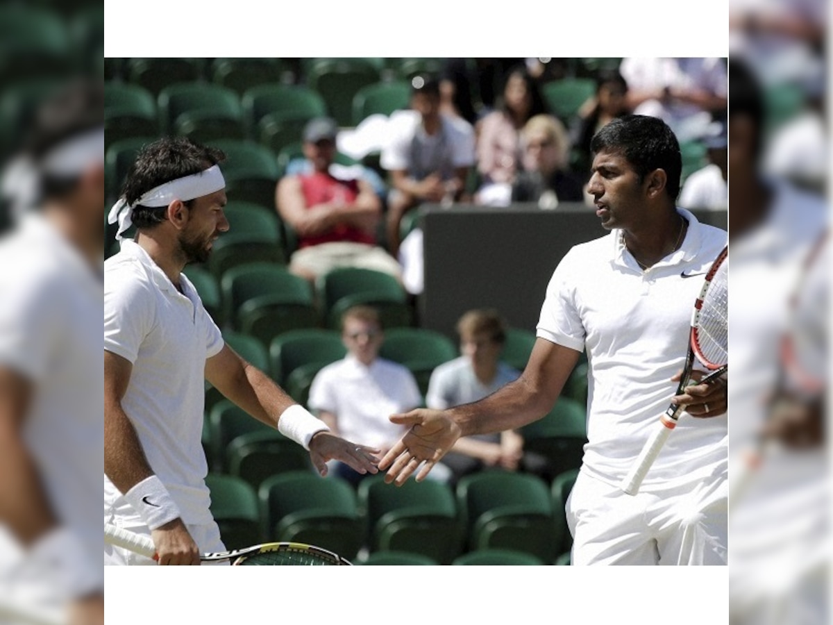 Wimbledon: Bopanna-Mergea bow out in semis in thrilling five-set match