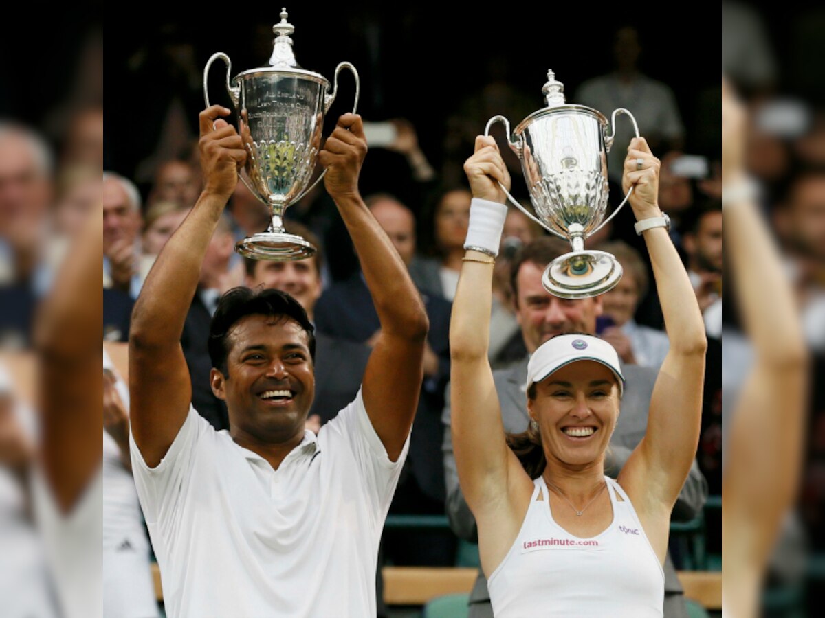 Wimbledon: Leander Paes-Martina Hingis lift Mixed Doubles title