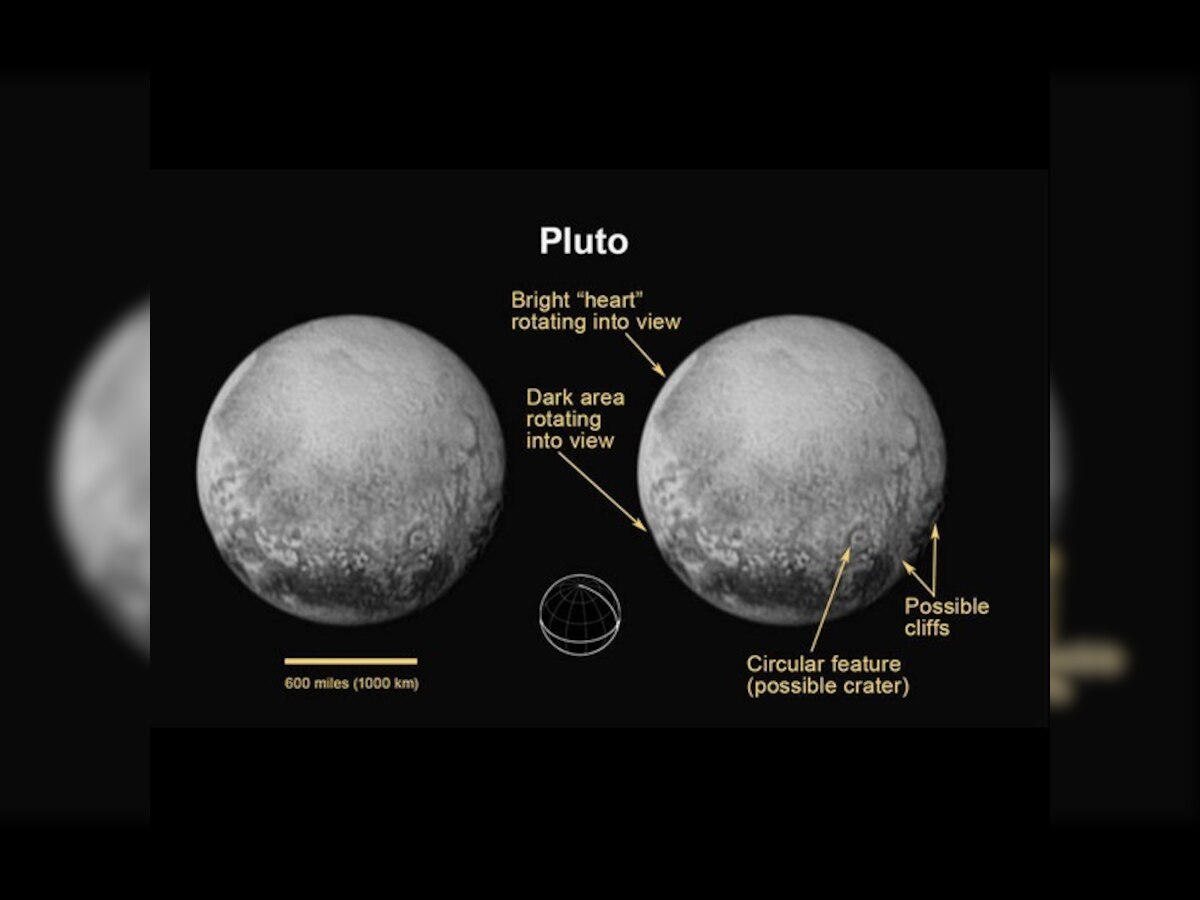 Ahead of NASA's flyby, spotted face of Pluto comes into focus