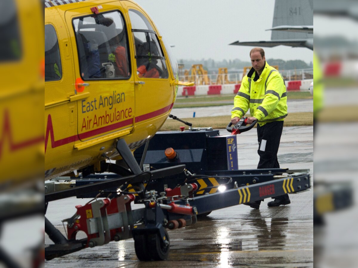 Prince William begins new job as air ambulance pilot 