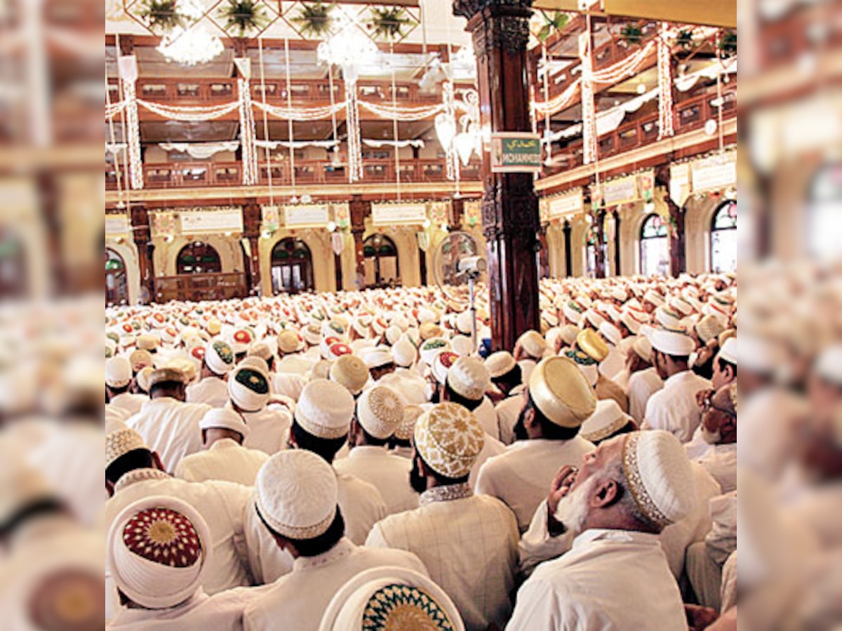 Dawoodi Bohras celebrate Eid with friends and family on Friday